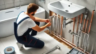 تركيب الأدوات الصحية