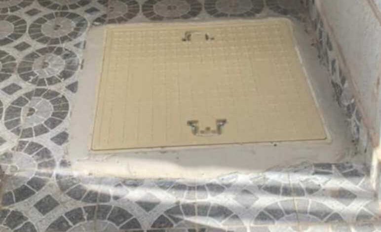 تركيب غطاء منهول