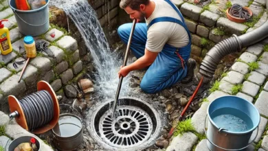 تسليك مجاري بالضغط